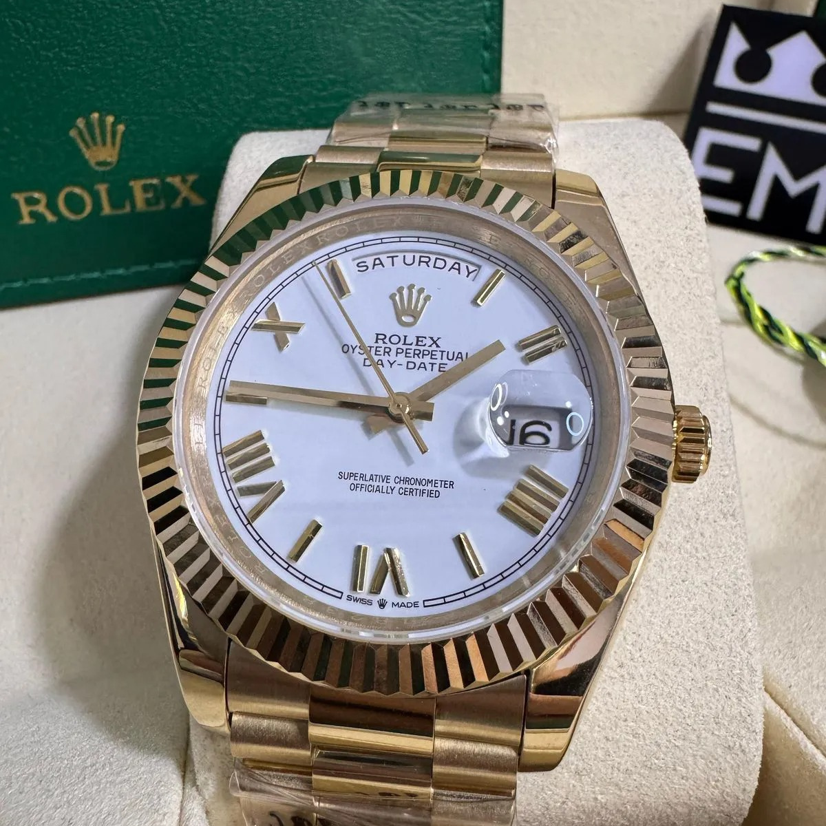 Rolex Day-Date 36 – White Dial - Image 2