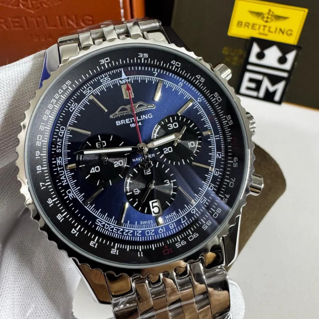 Breitling Navitimer Chronograph Blue - Image 2