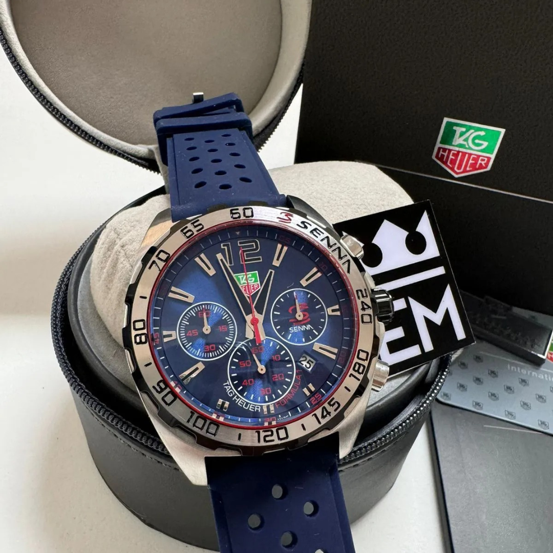 TAG Heuer Formula 1 Senna Edition – Blue/Red | Sport Strap - Image 2