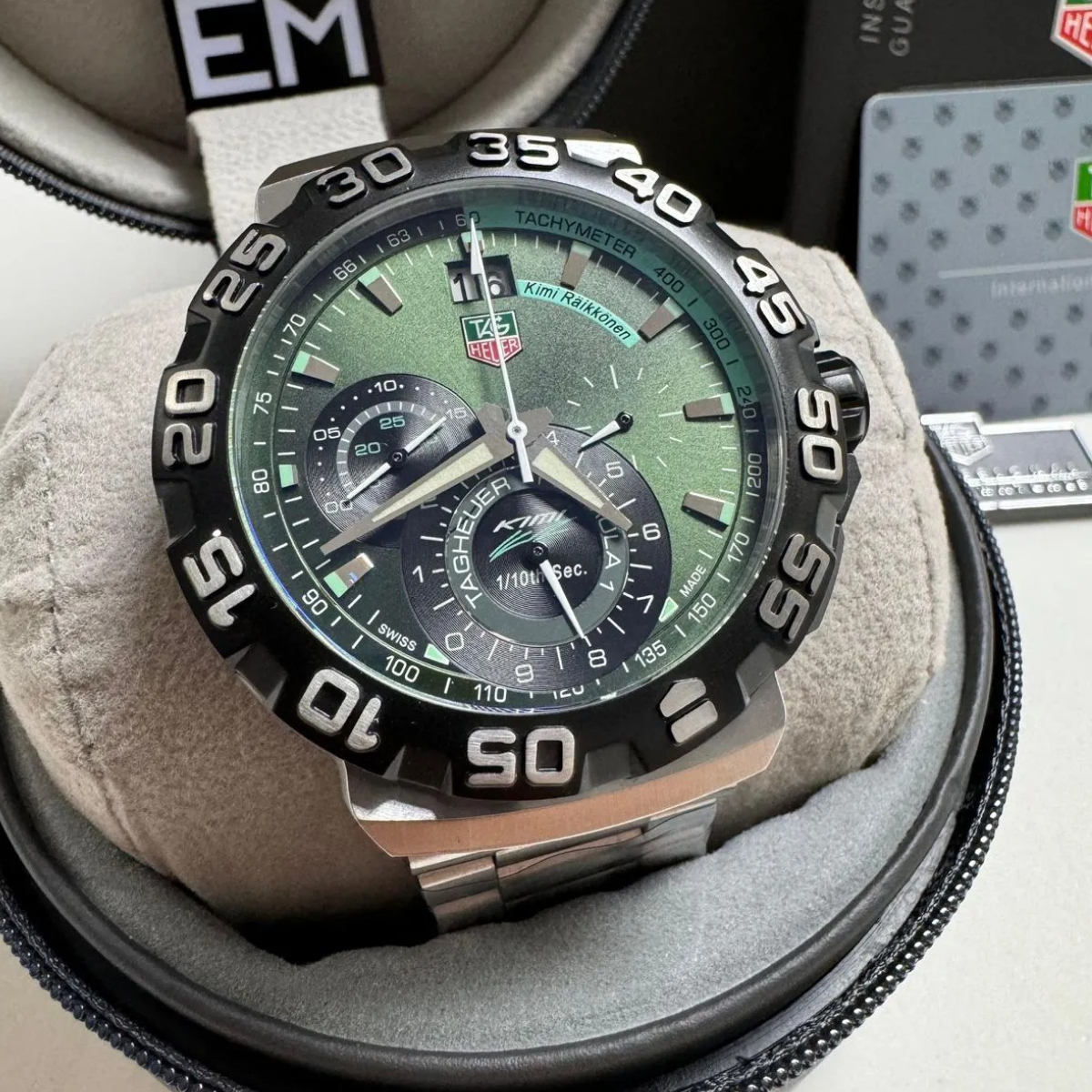 TAG Heuer Formula 1 Chronograph Green – Kimi Raikkonen Edition - Image 2