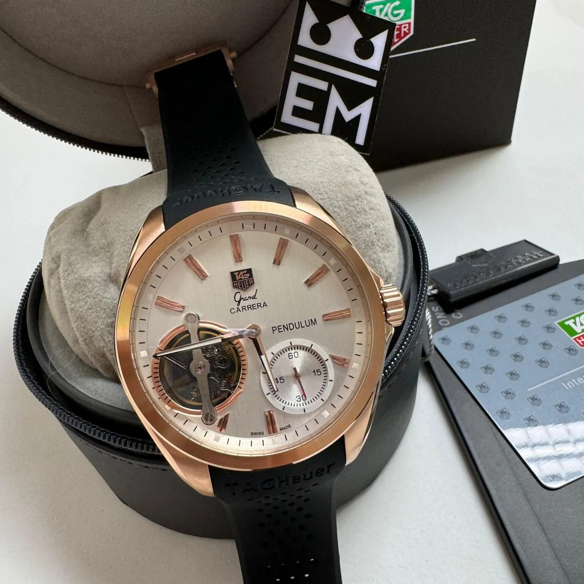 TAG Heuer Carrera Pendulum Rose Gold Automatic - Image 2