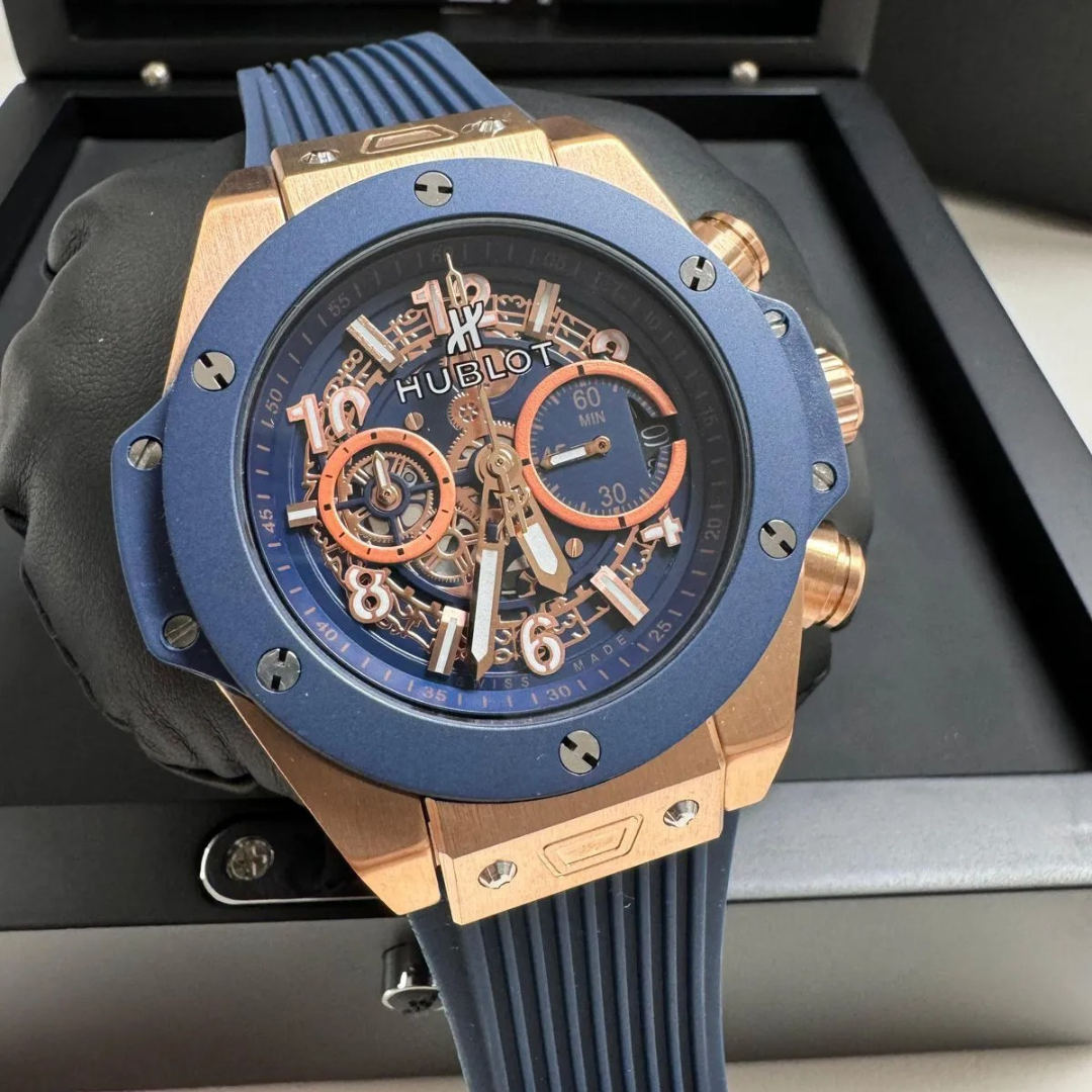 Big Bang Unico Blue Rose Gold Skeleton - Image 2