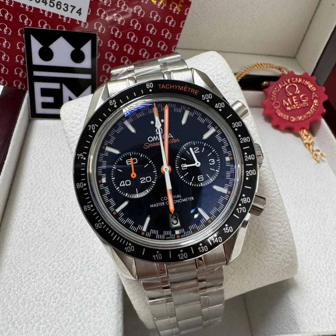 Omega Speedmaster “Co-Axial Master Chronometer” – Black Dial | Stainless Steel Bracelet - Image 2