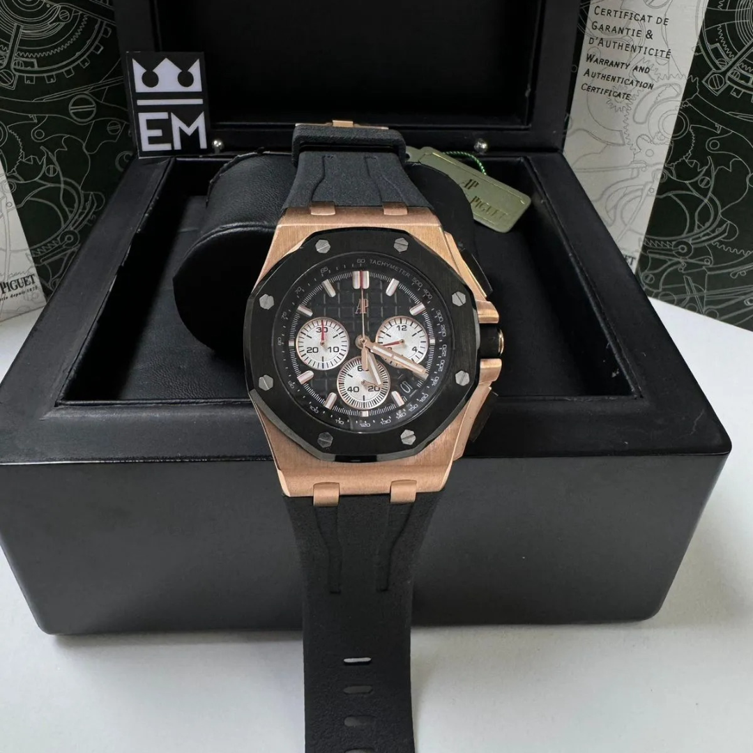 Audemars Piguet Royal Oak Offshore Chronograph Rose Gold/Black – 44 mm - Image 2