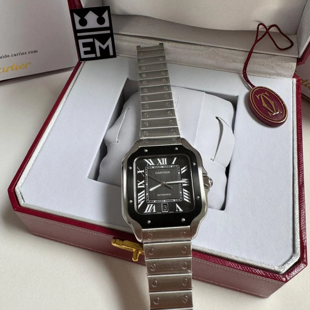 Cartier Santos Automatic Black - Image 2