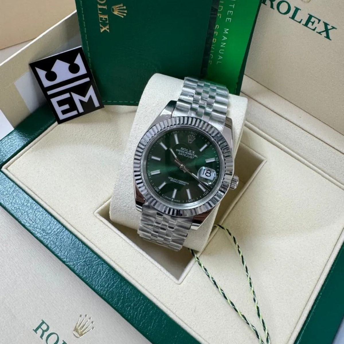 Rolex Datejust 41 – Green Dial - Image 2
