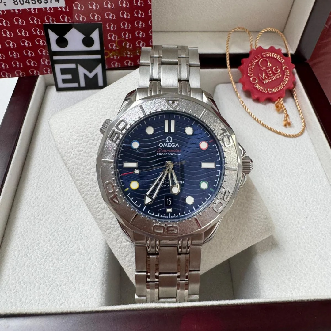 Omega Seamaster Professional – Blue “Waves Dial” - Image 2