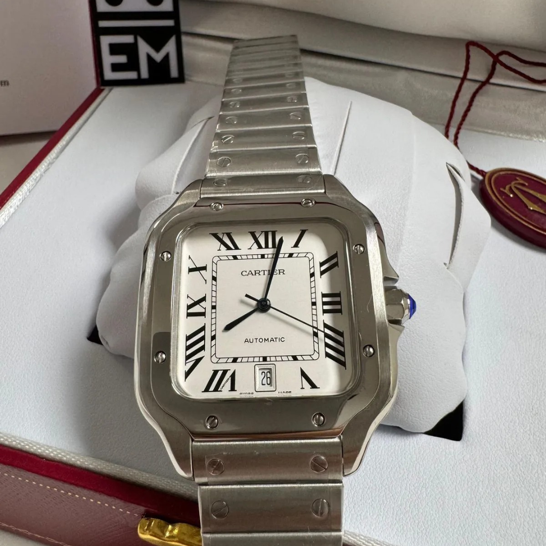 Cartier Santos – White Dial - Image 3
