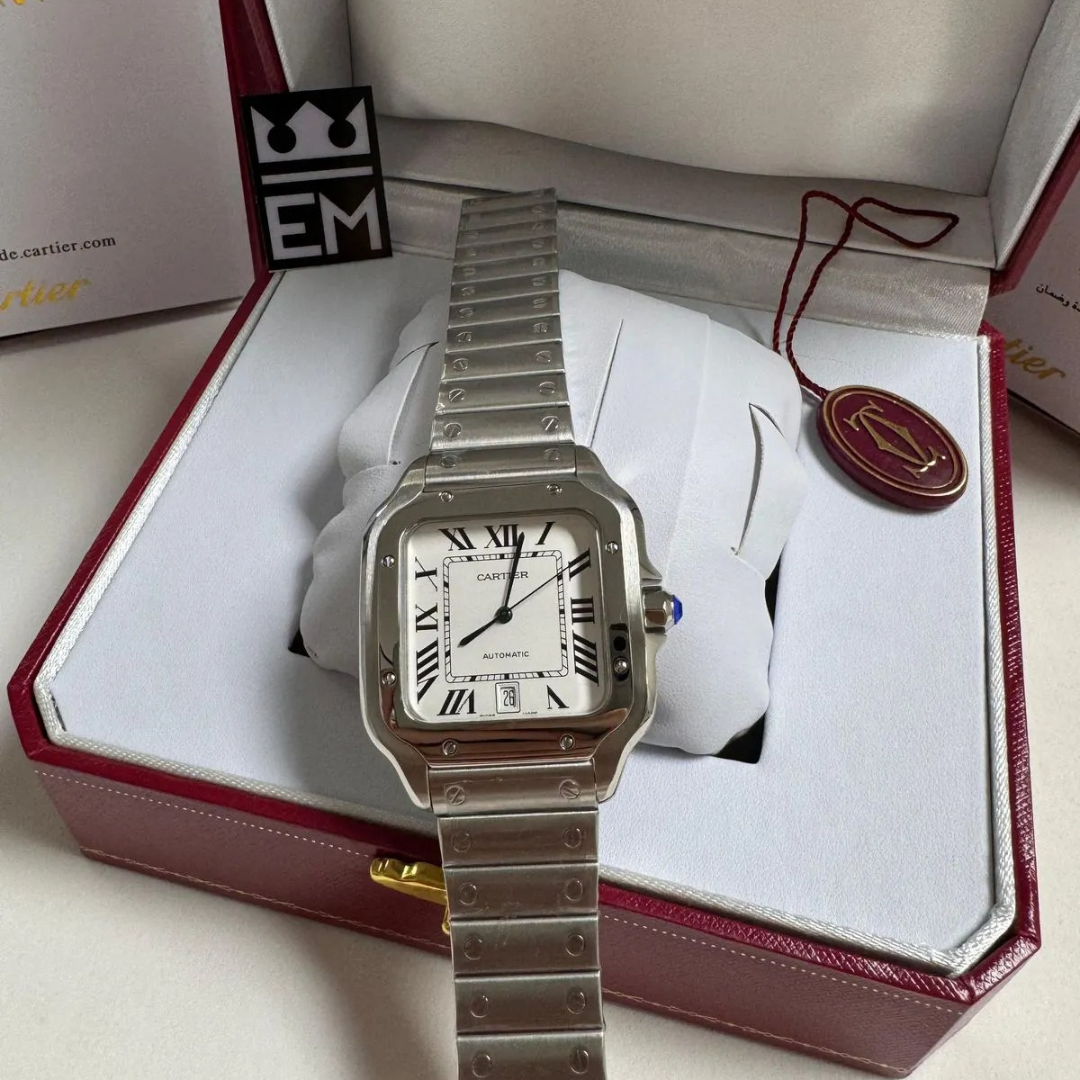 Cartier Santos – White Dial - Image 2