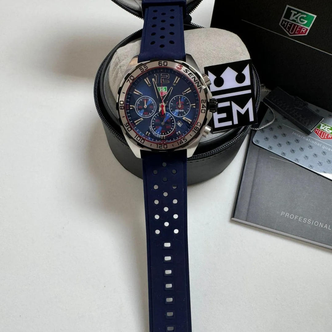 TAG Heuer Formula 1 Senna Edition – Blue/Red | Sport Strap - Image 3