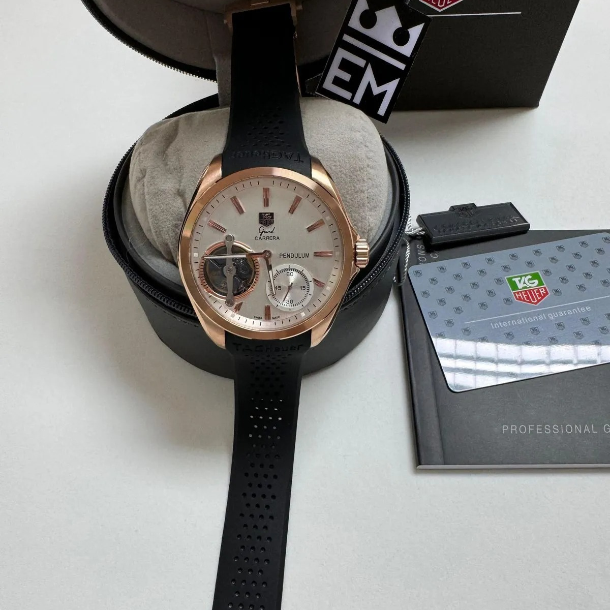 TAG Heuer Carrera Pendulum Rose Gold Automatic - Image 3