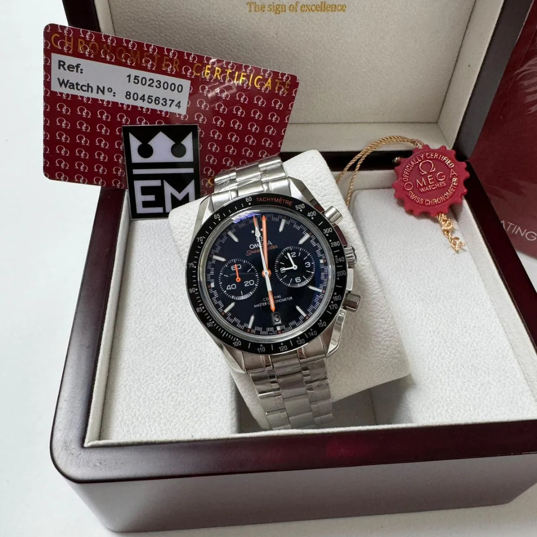 Omega Speedmaster “Co-Axial Master Chronometer” – Black Dial | Stainless Steel Bracelet - Image 3