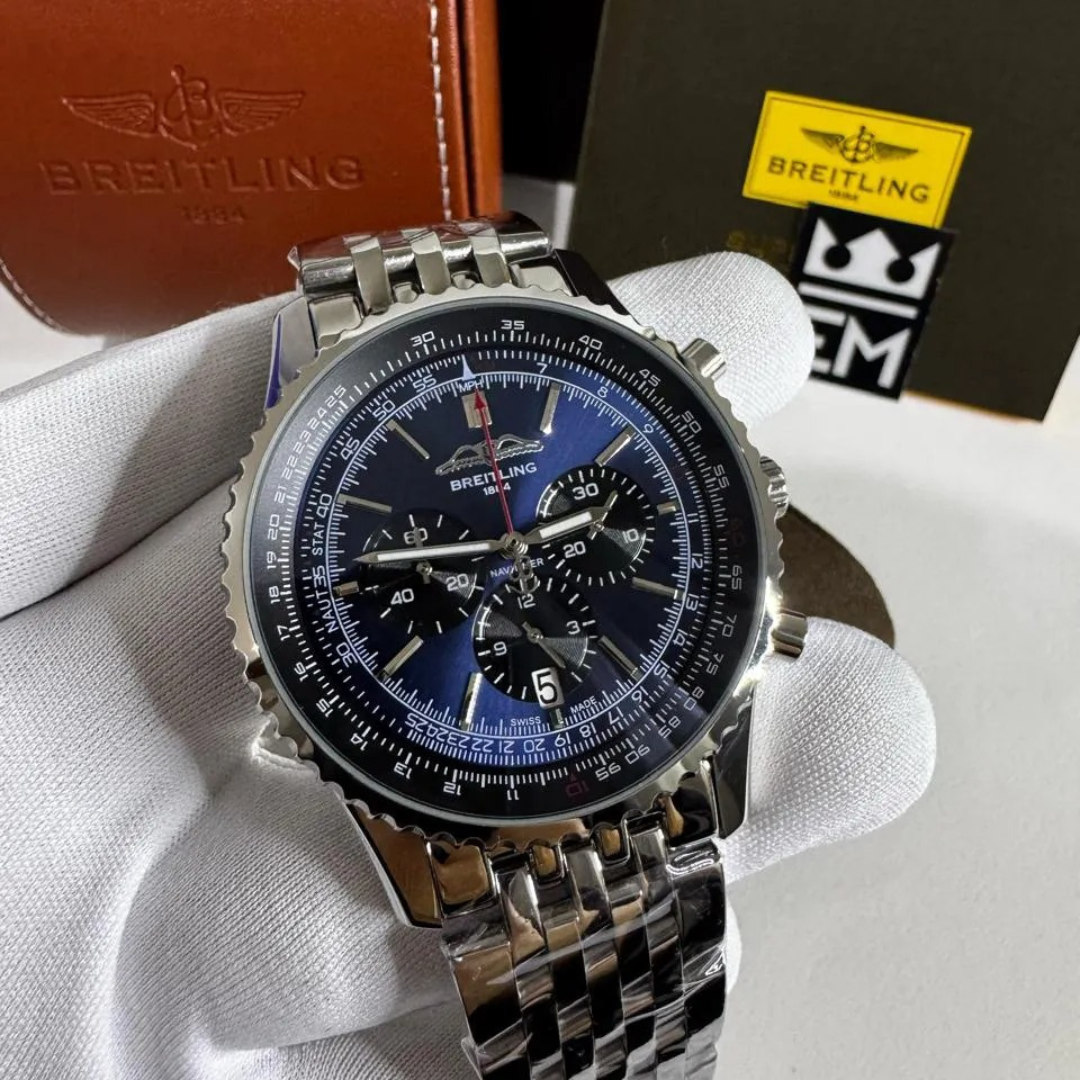 Breitling Navitimer Chronograph Blue - Image 3