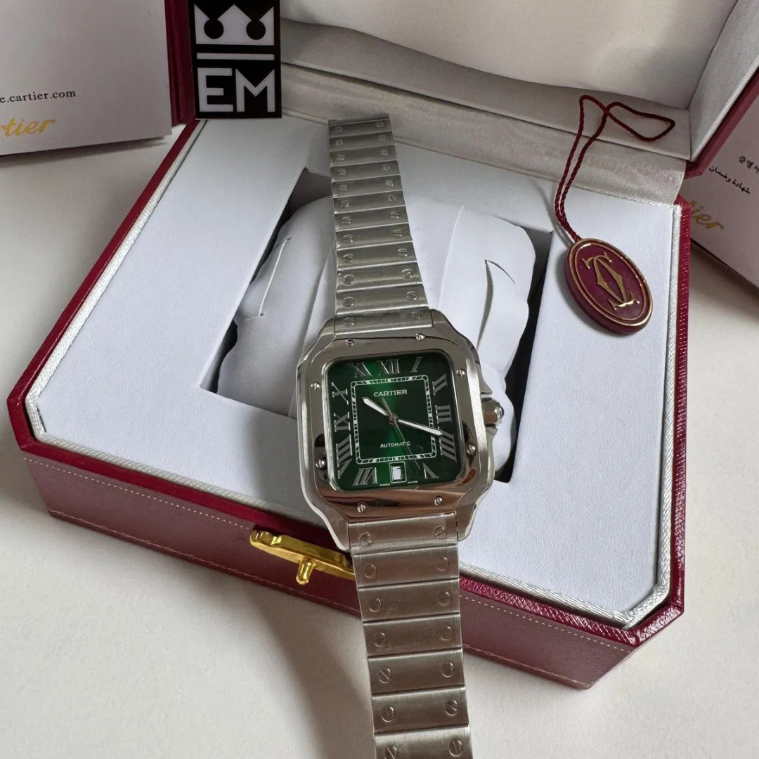 Cartier Santos Automatic Green - Image 3