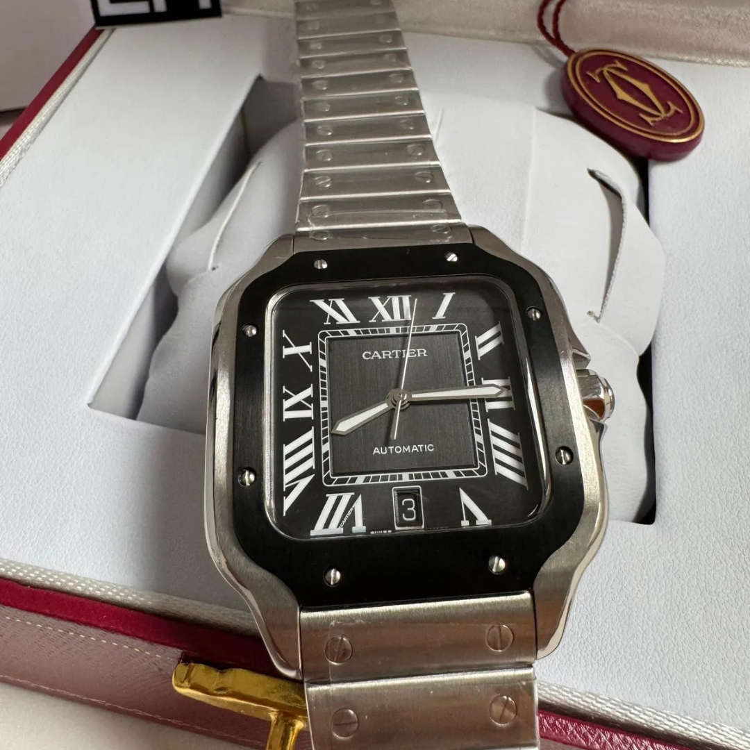 Cartier Santos Automatic Black - Image 3