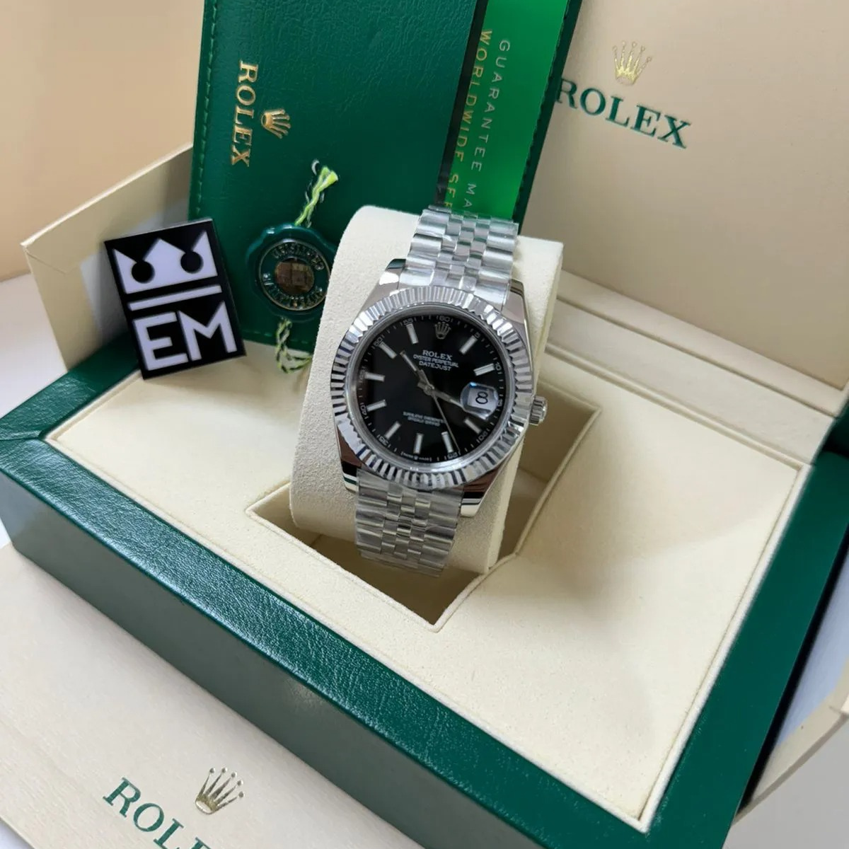 Rolex Datejust 41 – Black Dial - Image 3