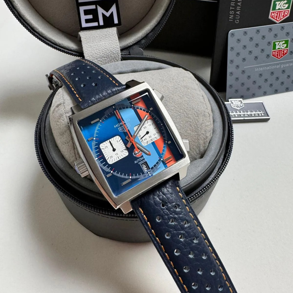 TAG HEUER MONACO GULF AUTOMATIC CHRONOGRAPH - Image 3