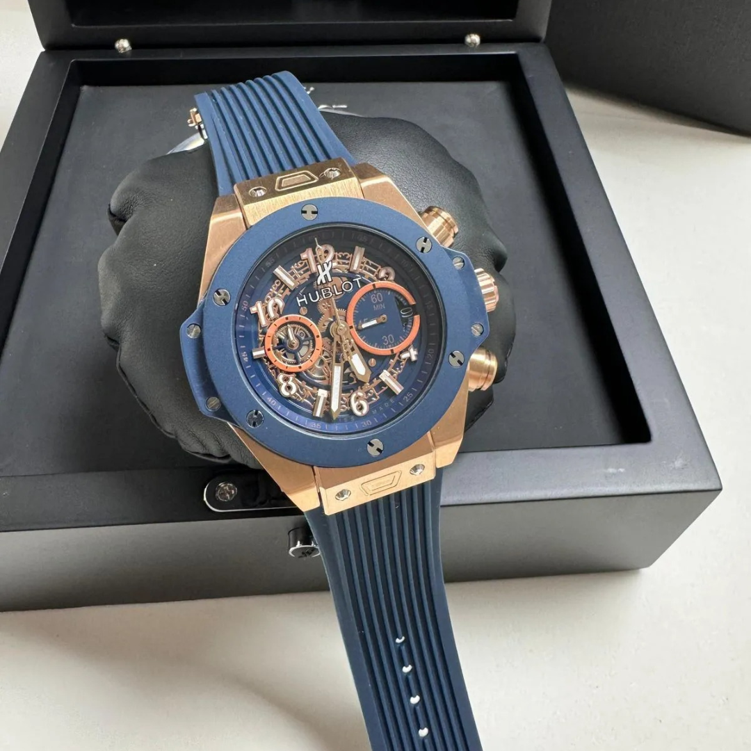 Big Bang Unico Blue Rose Gold Skeleton - Image 3
