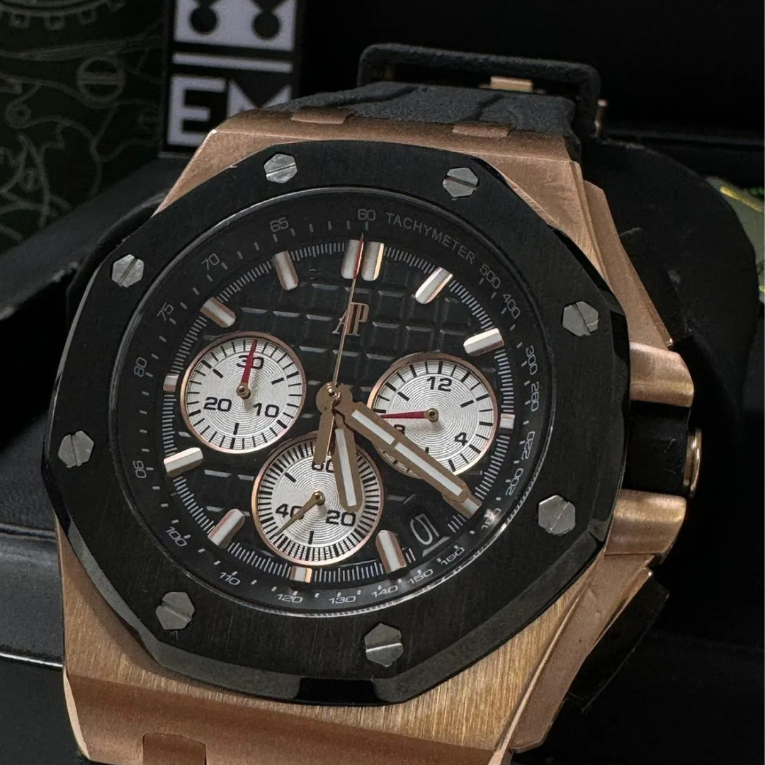 Audemars Piguet Royal Oak Offshore Chronograph Rose Gold/Black – 44 mm - Image 3