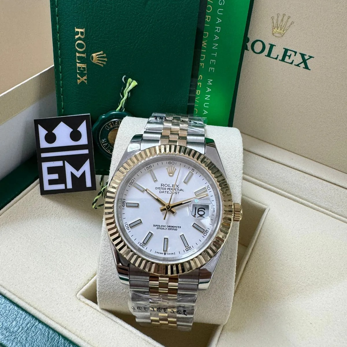 Rolex Datejust 41 – White Dial - Image 3