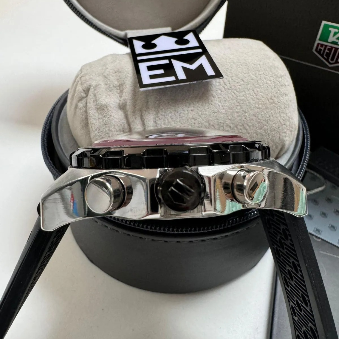 TAG Heuer Formula 1 Senna Edition – Silver/Black | Sport Strap - Image 5