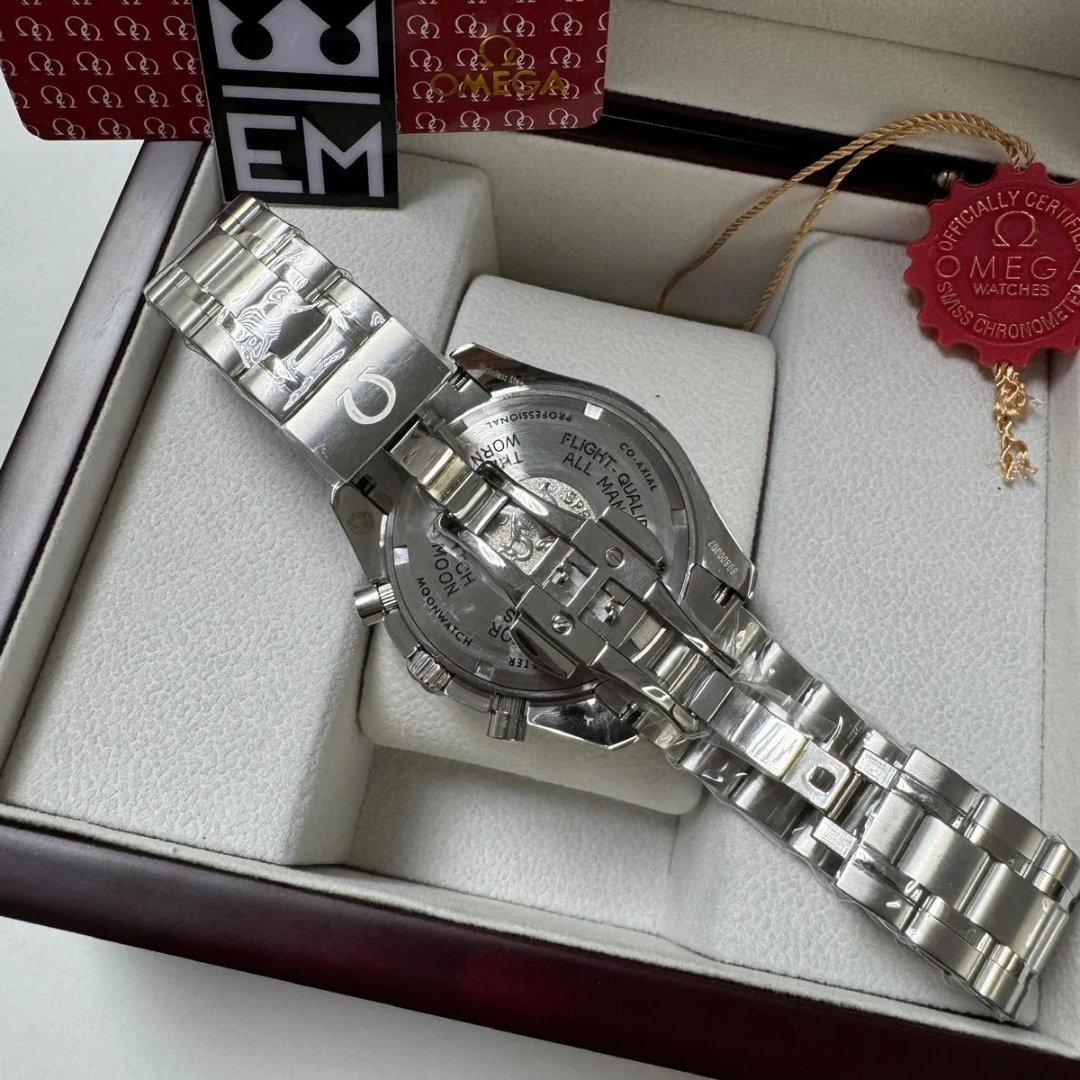 Omega Speedmaster Professional “White Dial” – Stainless Steel Bracelet | Chronograph - Image 6