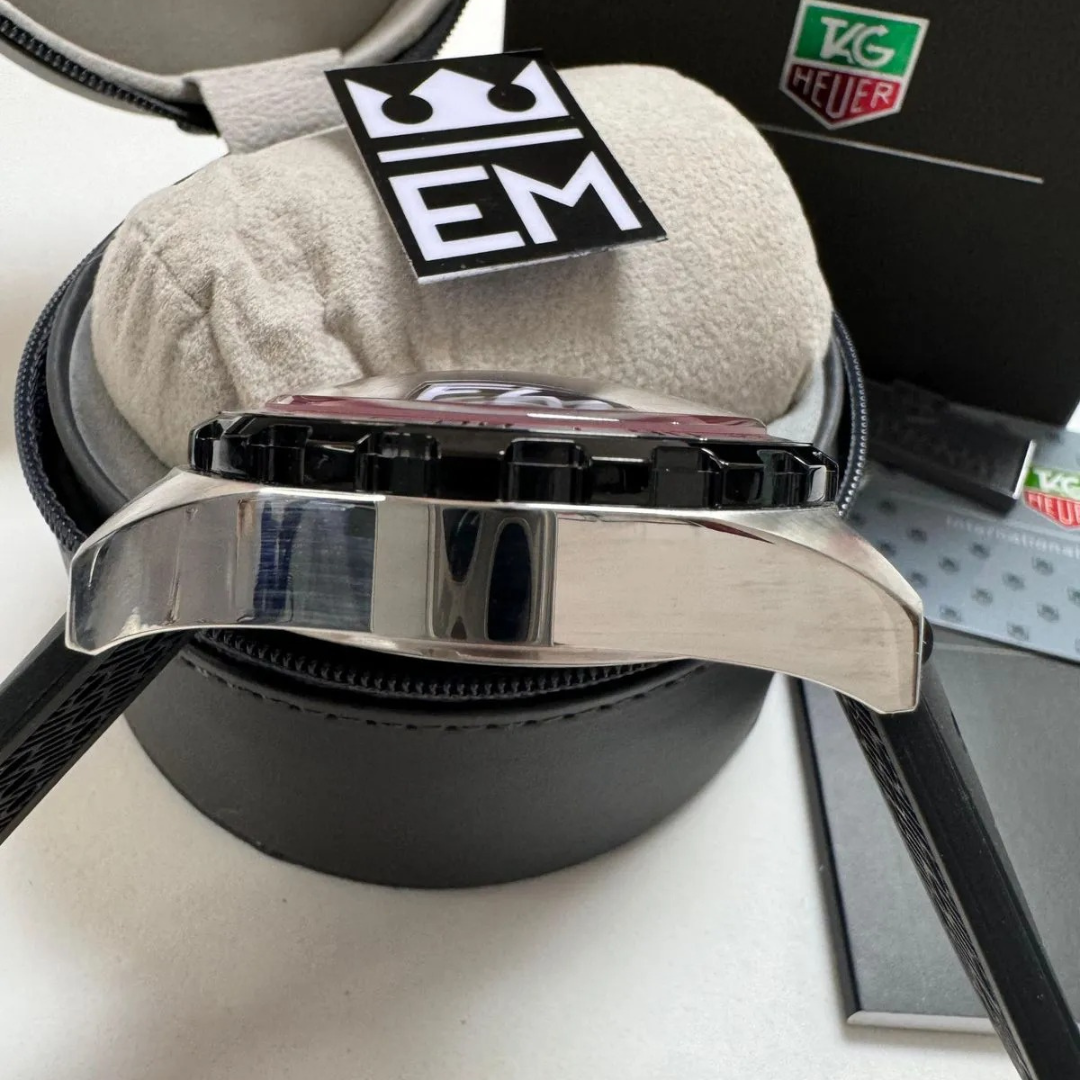 TAG Heuer Formula 1 Senna Edition – Silver/Black | Sport Strap - Image 6