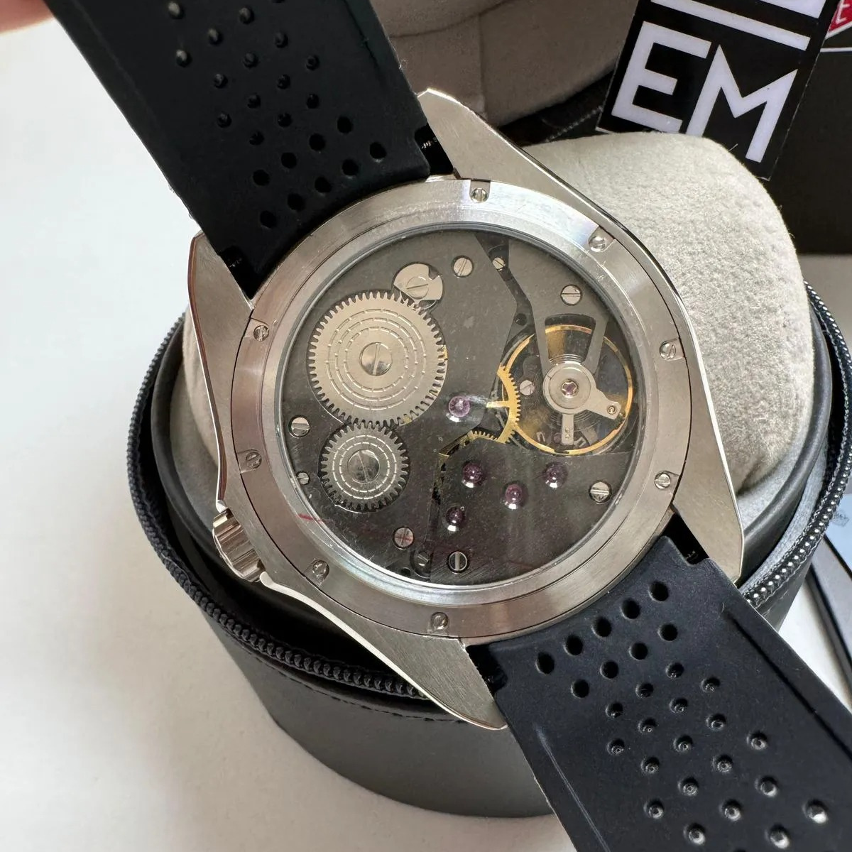 TAG Heuer Carrera Pendulum – Black & Stainless Steel - Image 6