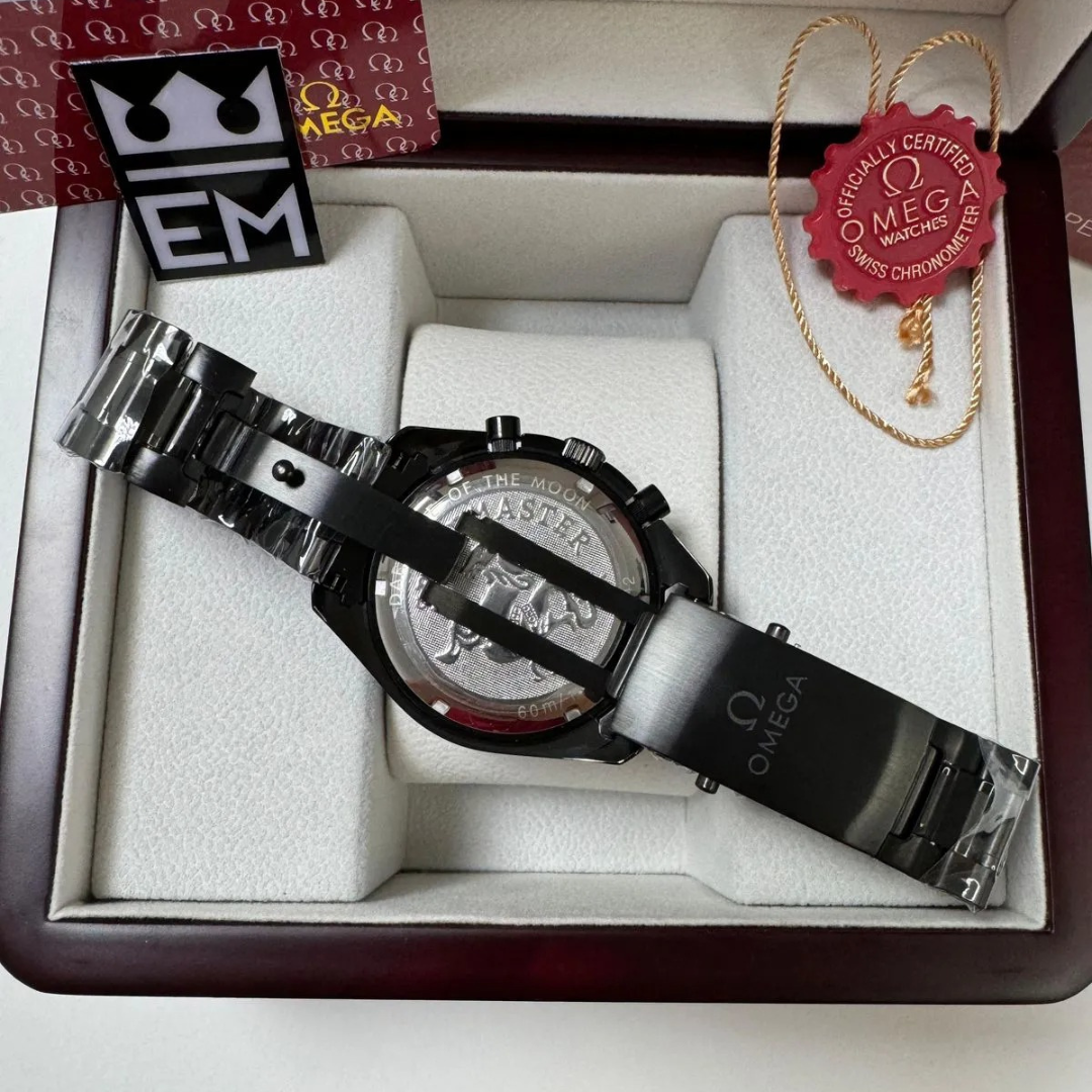 Omega Speedmaster “Full Black Steel” – Co-Axial Chronometer - Image 6