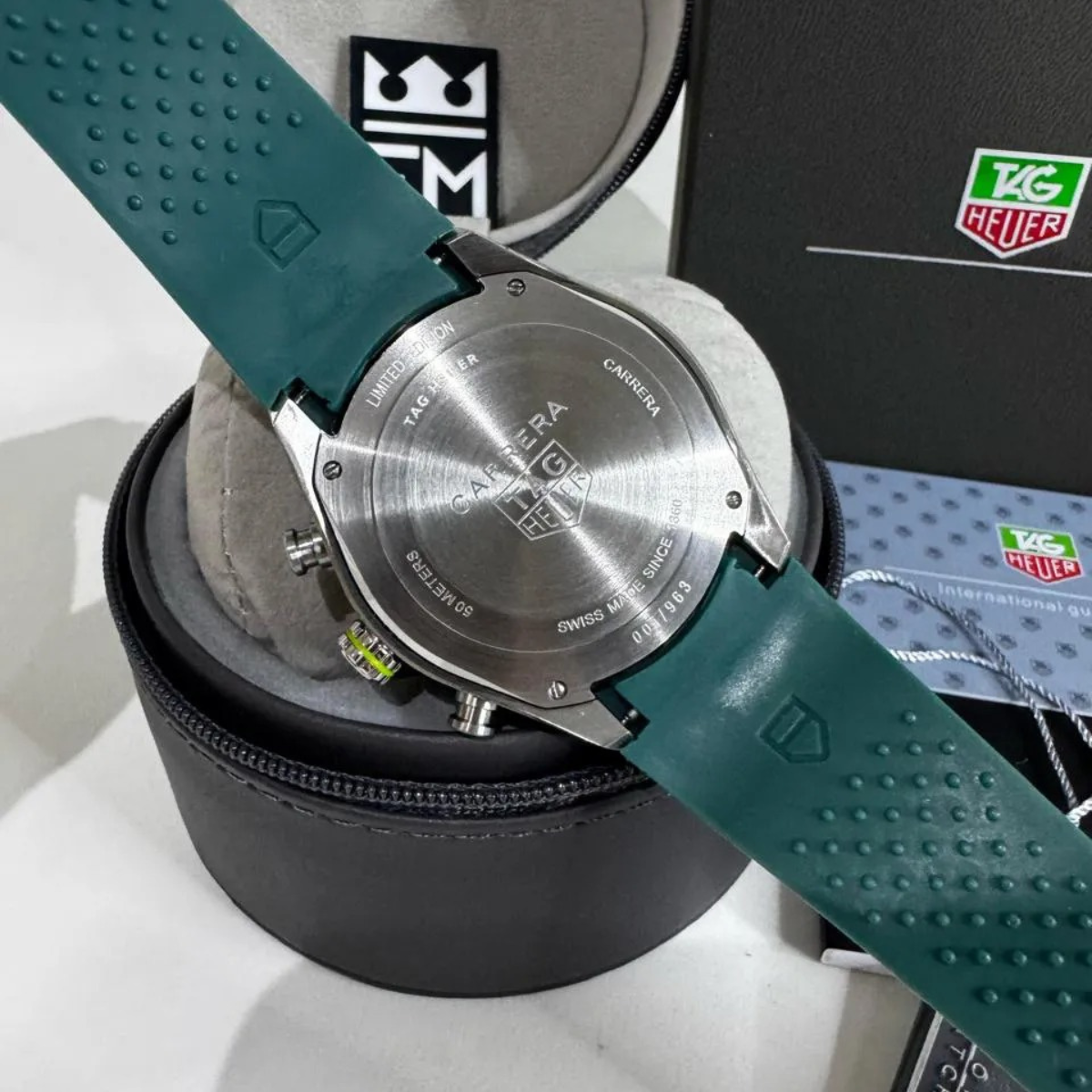 TAG Heuer Carrera Senna Skeleton Tourbillon – Green Yellow - Image 6