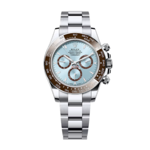 ROLEX DAYTONA – ICE BLUE DIAL – BROWN CERAMIC BEZEL