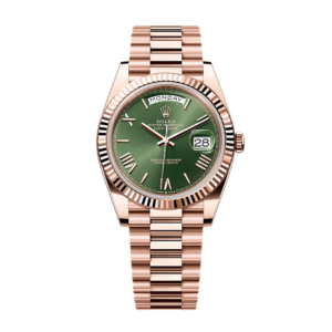 Rolex Day-Date 40 – Green Dial with Roman Numerals B
