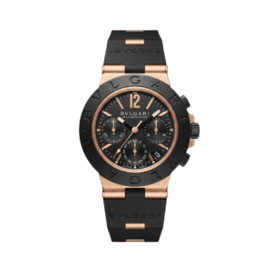 Bvlgari Aluminium Chronograph Black/Rose Gold
